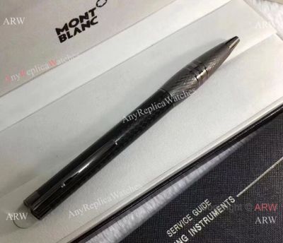 Mont Blanc Replica Pen / Starwalker Ultimate Carbon Black Ballpoint Pen